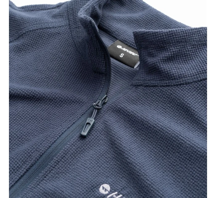 Dámská fleecová mikina Damis II FULL ZIP W 92800621589 tmavě modrá  - Hi-Tec