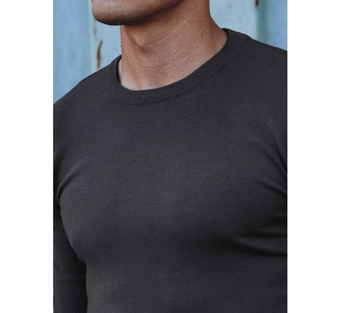 Pánský klasický svetr tmavě šedý Dstreet model 21980564 - FashionStreet