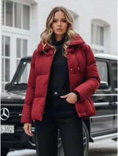 Dámská prošívaná zimní bunda LARO bordó FashionStreet TY4957