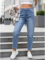 Jeansy damskie mom fit z wysokim stanem model 22102031 - FashionStreet