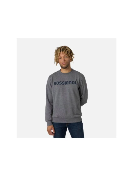 Rossignol LOGO SWEAT RN FL mikina šedá Rossignol LOGO SWEAT RN FL mikina šedá