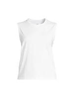 Dámské tričko CASALL Graphic Tank, bílá barva