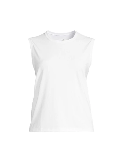 Dámské tričko CASALL Graphic Tank, bílá barva