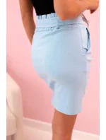 Dámská sukně s vysokým pasem modrý Dámská sukně s vysokým pasem modrý