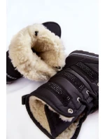 Dámské šněrovací boty do sněhu Progress PROGJ-22-134 Černé Dámské šněrovací boty do sněhu Progress PROGJ-22-134 Černé