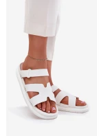 Gumové Dámské Pantofle S Páskem Bílé Tavirae Gumové Dámské Pantofle S Páskem Bílé Tavirae