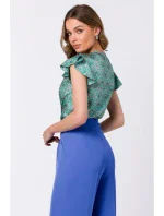 S344 Halenka s nařasenými rukávy - model 1 S344 Halenka s nařasenými rukávy - model 1