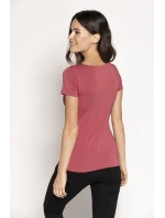 Halenka Carla s krátkým rukávem model 17596080 pink - Babell Halenka Carla s krátkým rukávem model 17596080 pink - Babell