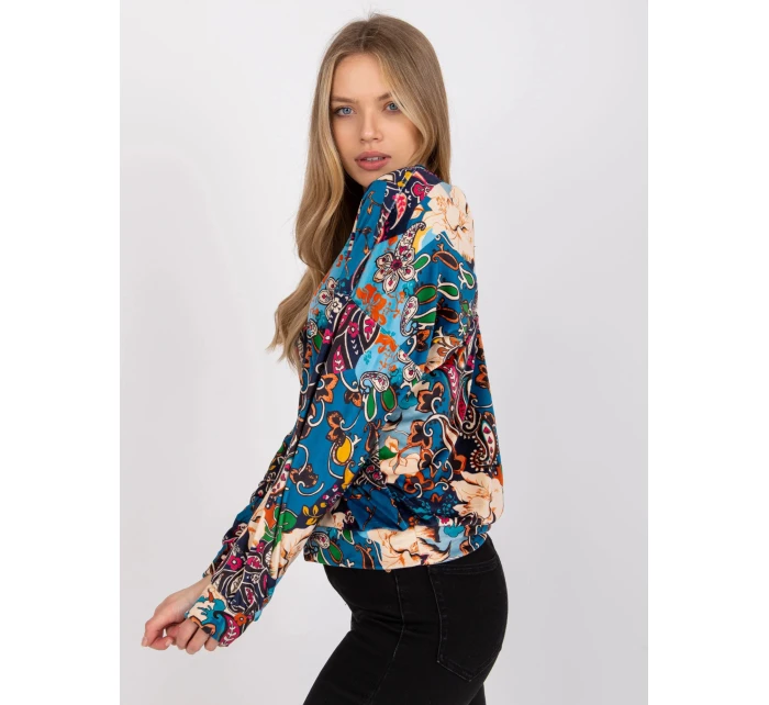 Dámská halenka DHJ BZ 6550 3.14P tmavě modrá -