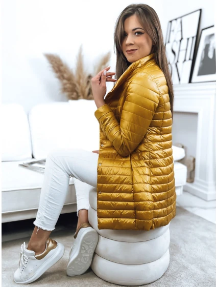 Dámská oboustranná prošívaná bunda žlutá Dstreet model 21968314 - FashionStreet
