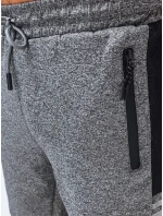 Pánské tmavě šedé teplákové šortky Dstreet SX2255 Pánské tmavě šedé teplákové šortky Dstreet SX2255