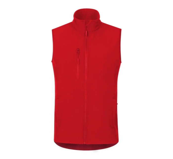 Pánská softshellová vesta Trail (červená) Pánská softshellová vesta Trail (červená)