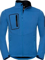 Russell Athletic 520M Pánská 3-vrstvá sportovní softshell bunda 10.520M azure blue