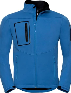 Russell Athletic 520M Pánská 3-vrstvá sportovní softshell bunda 10.520M azure blue
