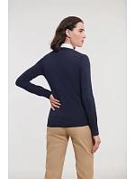 Russell Athletic 715F Dámský pletený cardigan s výstřihem do V 11.715F black Russell Athletic 715F Dámský pletený cardigan s výstřihem do V 11.715F black