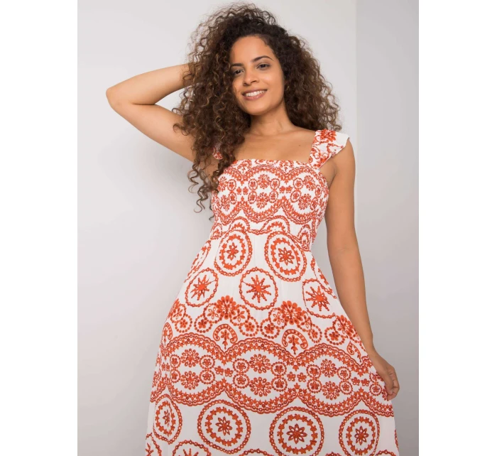 Sukienka DHJ SK model 21294252 pomarańczowy - FPrice