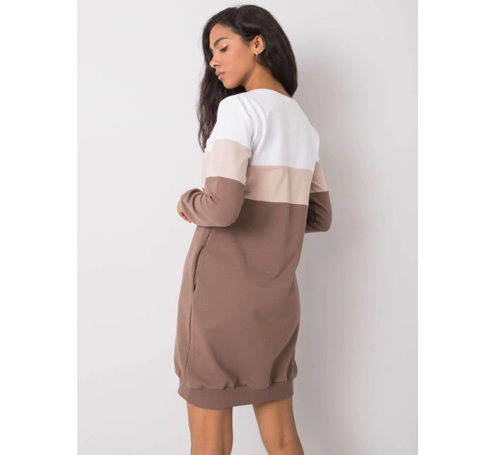 Šaty RV SK 5869.04 tmavě hnědé