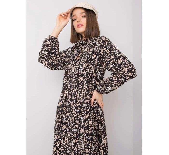 Šaty WN SK R819 1.17 černá a béžová