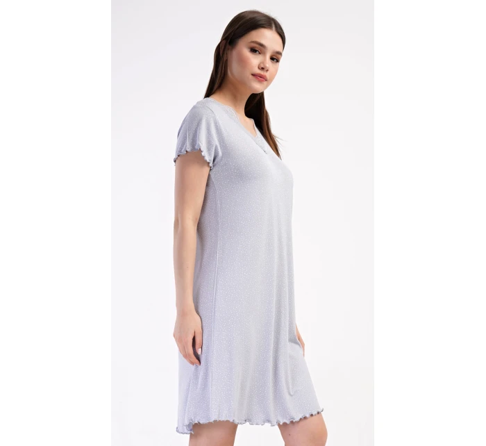 Dámská noční košile s krátkým rukávem Winter Dámská noční košile s krátkým rukávem Winter