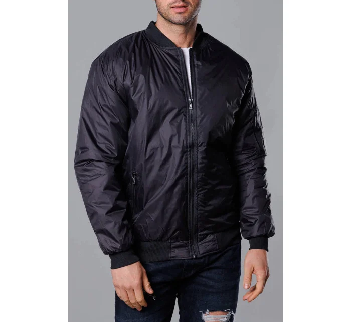 pánská bunda typu "bomber" s podšívkou model 18347965 - J.STYLE