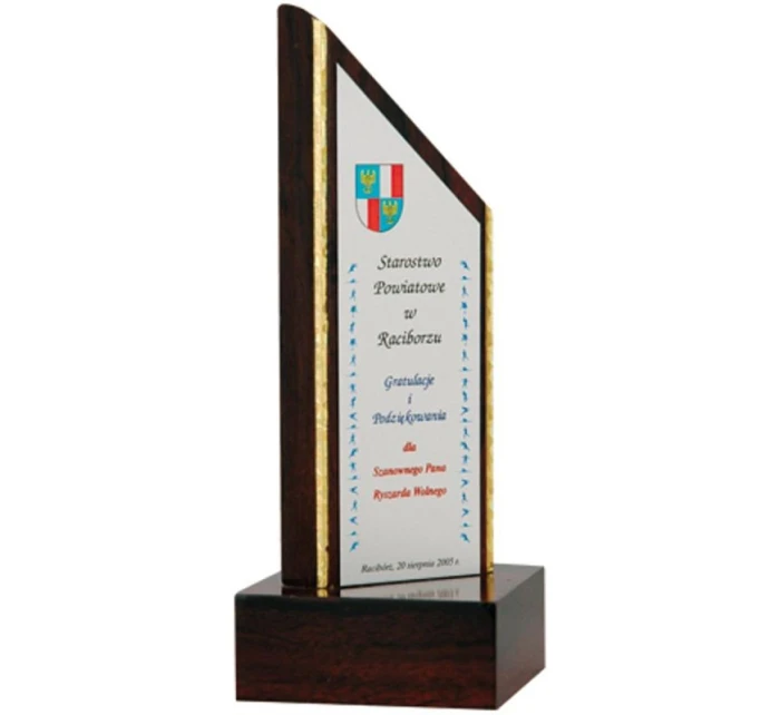 Gravírovaná plastová trofej