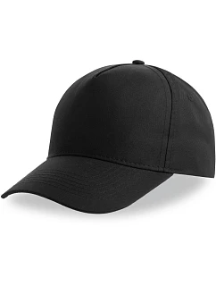Atlantis Headwear Recy Five 5 panelová baseballová kšiltovka 33.0116 black