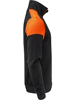Printer Prime Halfzip Sweater Mikina s 1/4 zipem 61.2069 black/orange