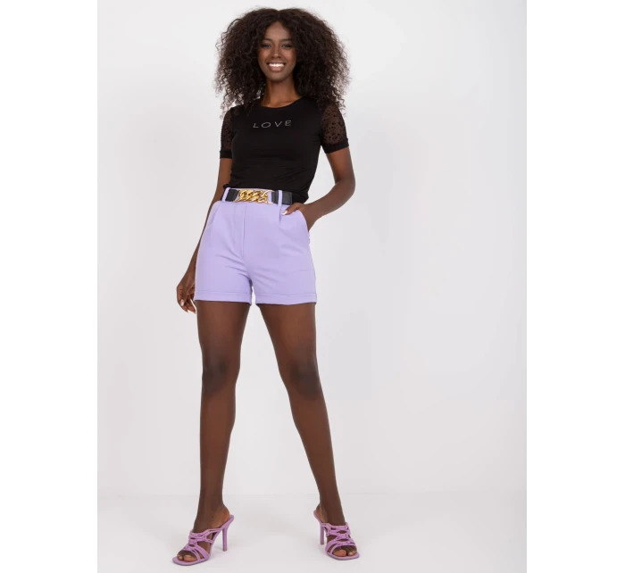 Šortky DHJ SN 13186 1.70 světle fialová