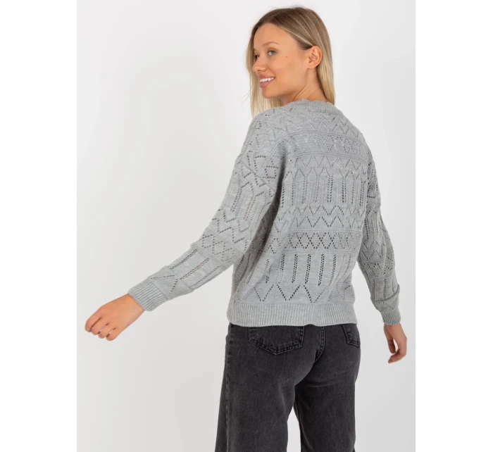 Dámský svetr LC SW 8022 šedý