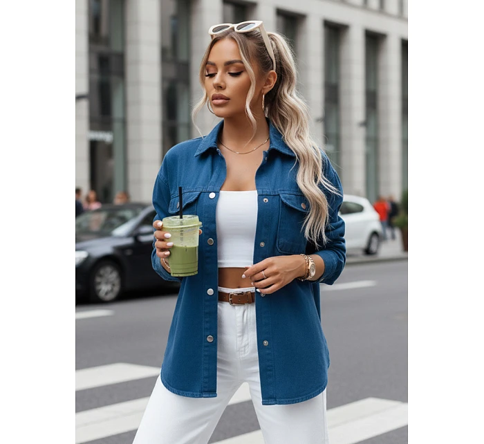 Dámská bunda tmavě modrá Dstreet model 21968521 - FashionStreet