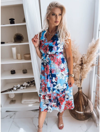 Modré šaty MADAM FashionStreet EY1811z