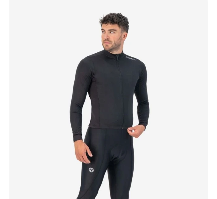 Rogelli dres s dlouhým rukávem CORE černý 2XL Rogelli dres s dlouhým rukávem CORE černý 2XL