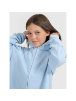 Dívčí volný fleece s kapucí model 21907156 - 4F