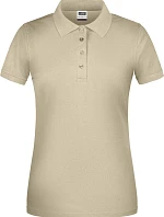Daiber JN 873 Dámské pracovní bio piqué polo 02.0873 stone