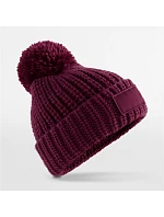 B 329 Pletená čepice s bambulí burgundy model 22469575 - Beechfield B 329 Pletená čepice s bambulí burgundy model 22469575 - Beechfield