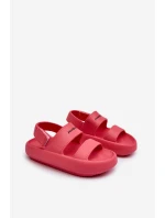 Lehké Pěnové Sandály Na Suchý Zip Růžové model 21658659 - Boto Lehké Pěnové Sandály Na Suchý Zip Růžové model 21658659 - Boto