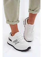 Dámské tenisky na platformě Big Star TT274882 Hi-Poly System Bílé Dámské tenisky na platformě Big Star TT274882 Hi-Poly System Bílé