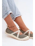 Sportovní baleríny s pásky  Zelené model 22149748 - Artiker