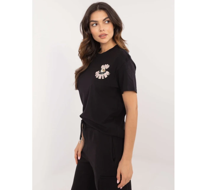 Bluzka model 20614023 czarny - FPrice Bluzka model 20614023 czarny - FPrice