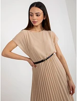 Sukienka DHJ SK  ciemny bezowy model 22251311 - FPrice
