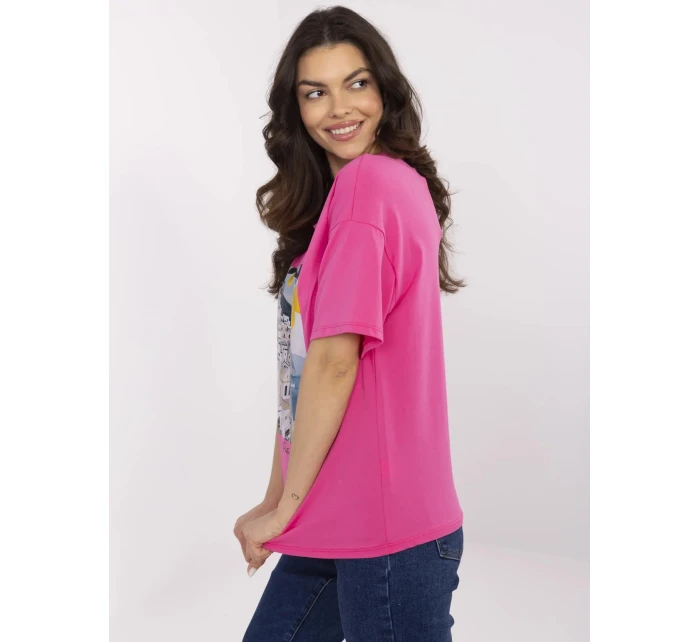 Tričko MI TS  tmavě růžové model 21015071 - FPrice