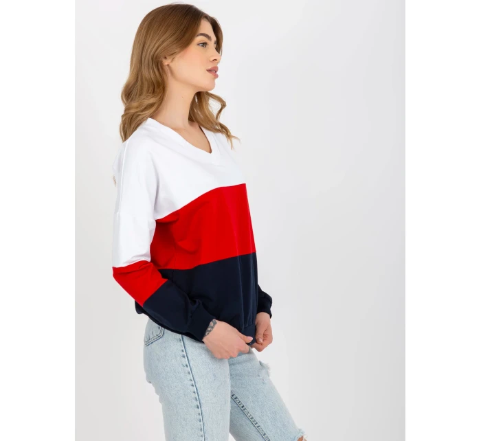 Mikina RV BL model 17963971 bílá a tmavě modrá - FPrice