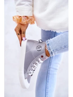 Dámské vysoké tenisky Cross Jeans JJ2R4057C šedá