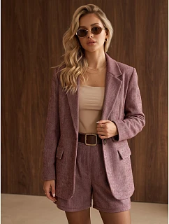 Marynarka damska w bordowa model 22386962 - FashionStreet