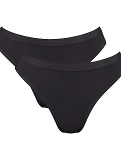 sloggi GO Sense High leg 2P - BLACK - SLOGGI BLACK - SLOGGI