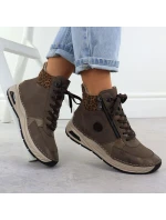 Hnědé dámské boty model 21905828 - Rieker