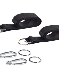 POPRUHY POPRUHY ÚCHYTY KARABINY ZÁVĚSNÉ UCHYCENÍ K HOUPACÍ SÍTI PROGARDEN