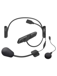 Interkom pro motocykly Sena 3S Plus Bluetooth 4.1 s dosahem až 400 m, čelenkou a mikrofonem na kabelu pro 1 helmu