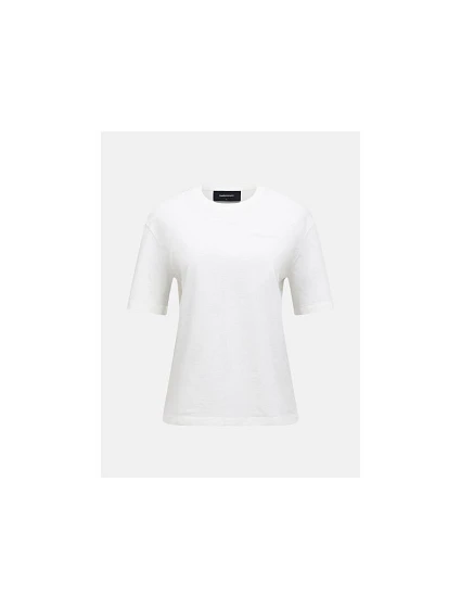 Tričko PEAK PERFORMANCE W Graphic Tee, bílé Tričko PEAK PERFORMANCE W Graphic Tee, bílé