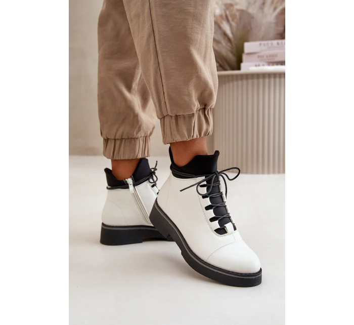 Nízké dámské boty z ekologické kůže béžové Erisabelle Nízké dámské boty z ekologické kůže béžové Erisabelle